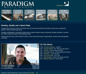 Eject Media - Web Design - Paradigm Music Group